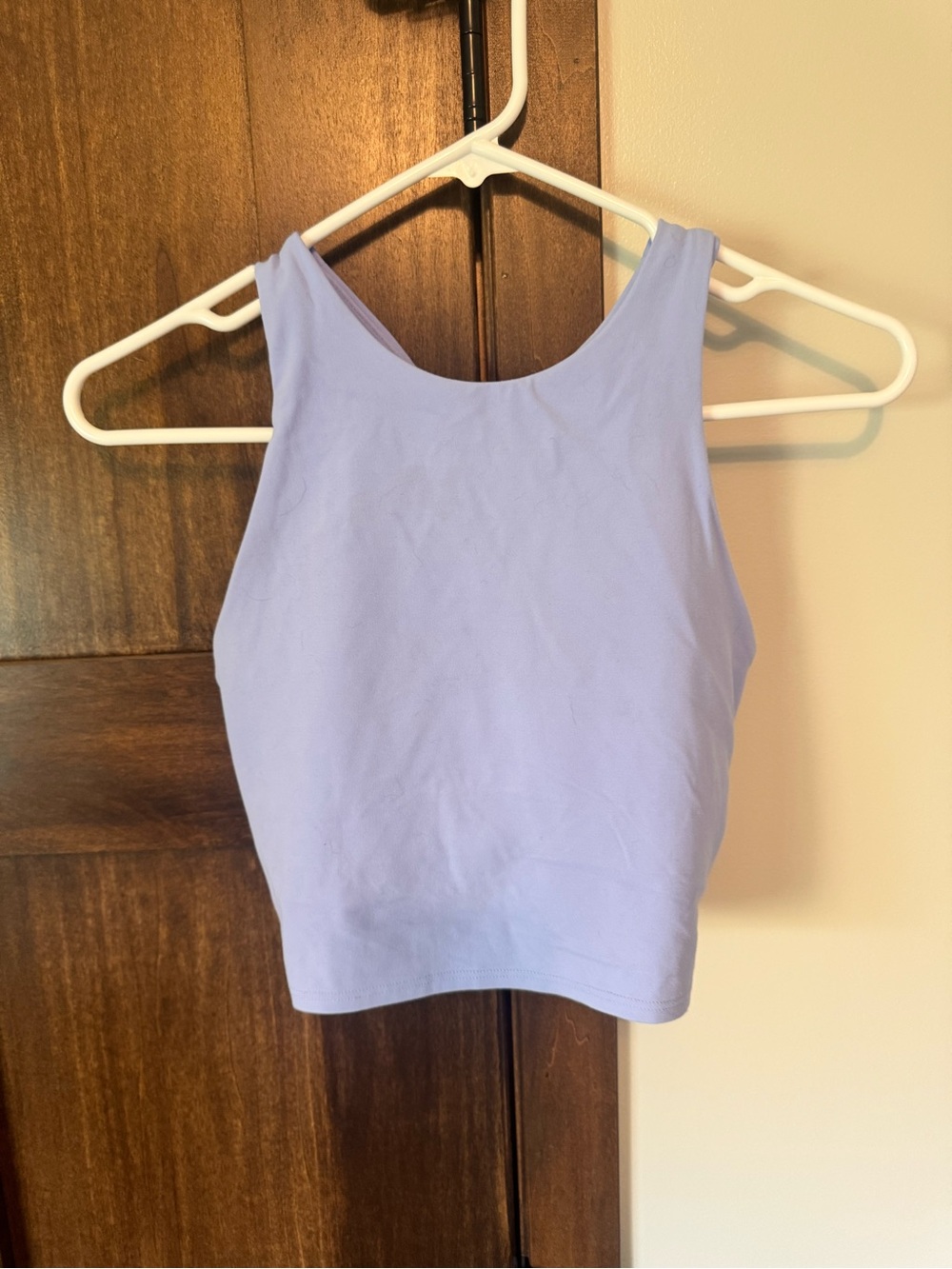 Athleta Lavender Conscious Crop